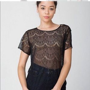 American Apparel El Salvador Lace Top